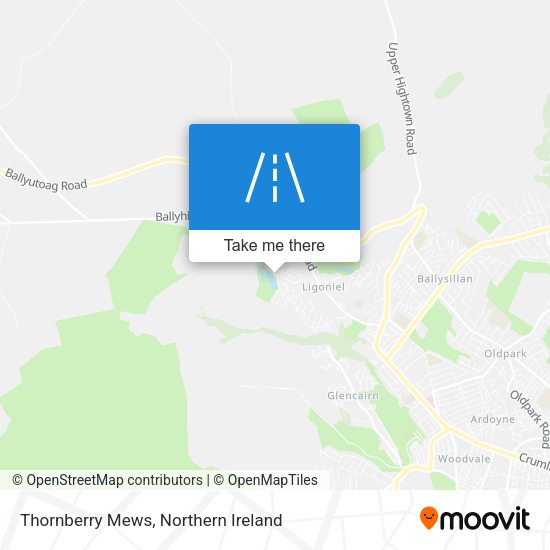 Thornberry Mews map