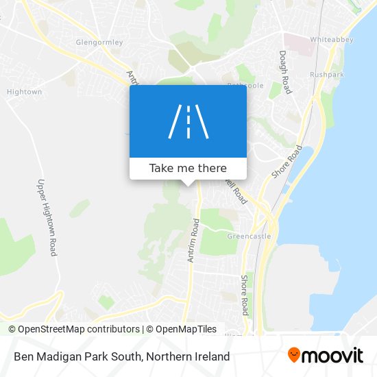 Ben Madigan Park South map