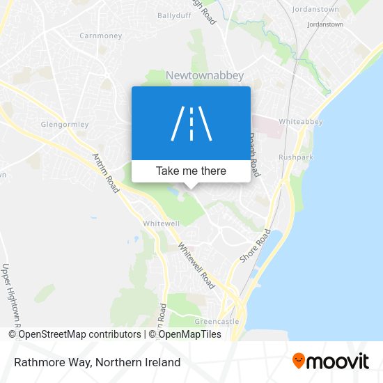 Rathmore Way map