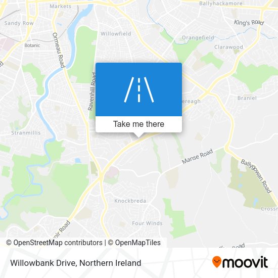 Willowbank Drive map