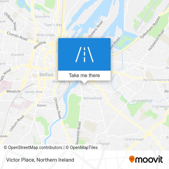 Victor Place map