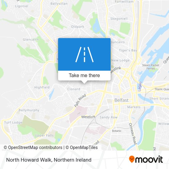 North Howard Walk map
