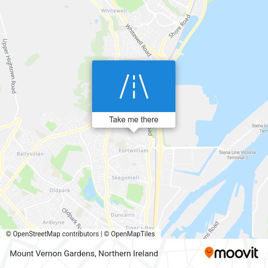 Mount Vernon Gardens map