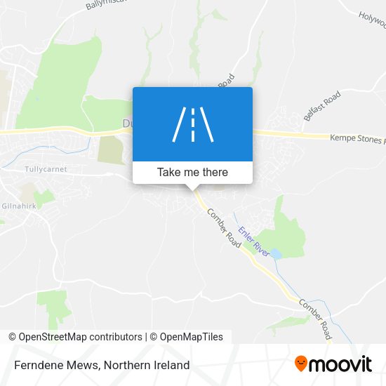 Ferndene Mews map