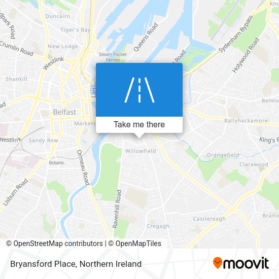 Bryansford Place map