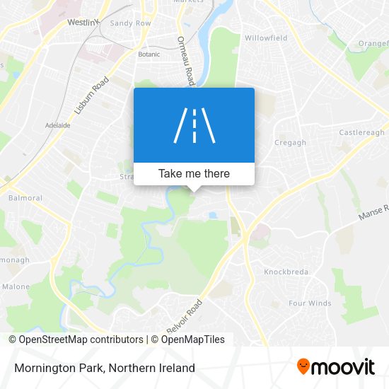 Mornington Park map