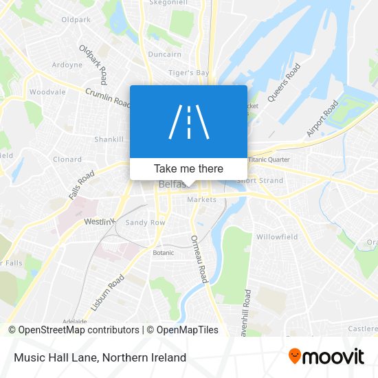 Music Hall Lane map