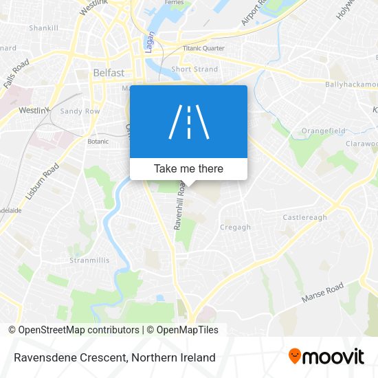 Ravensdene Crescent map