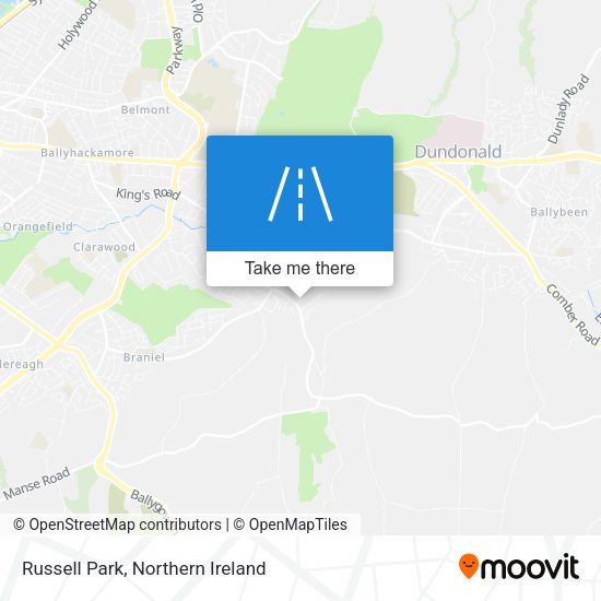 Russell Park map