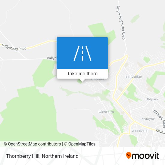 Thornberry Hill map