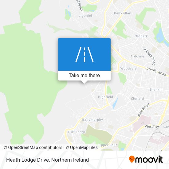 Heath Lodge Drive map