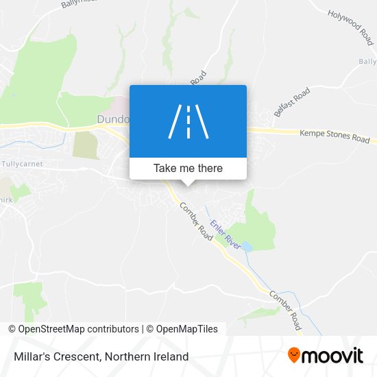 Millar's Crescent map