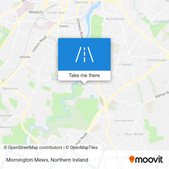 Mornington Mews map