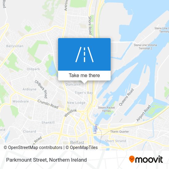 Parkmount Street map