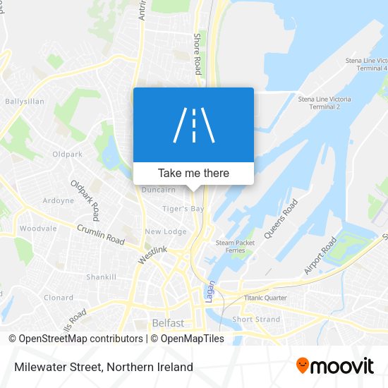 Milewater Street map