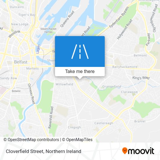 Cloverfield Street map