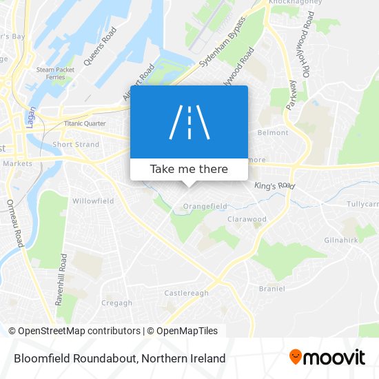 Bloomfield Roundabout map