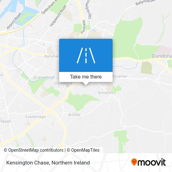 Kensington Chase map