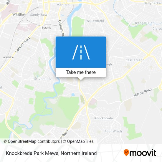Knockbreda Park Mews map