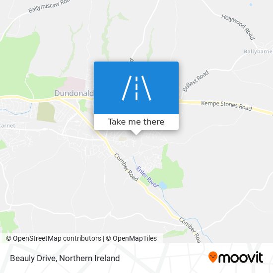 Beauly Drive map