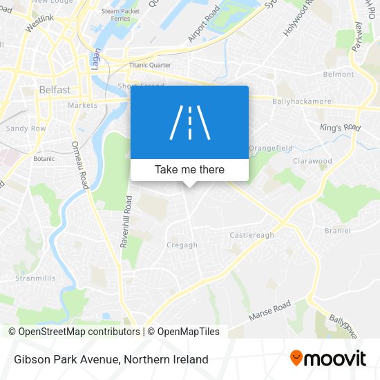 Gibson Park Avenue map