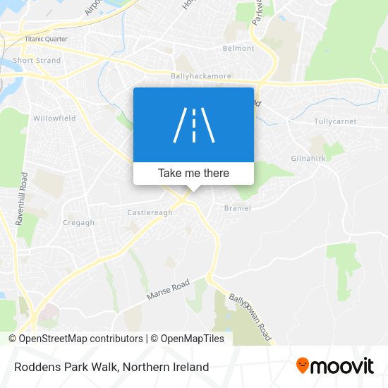 Roddens Park Walk map