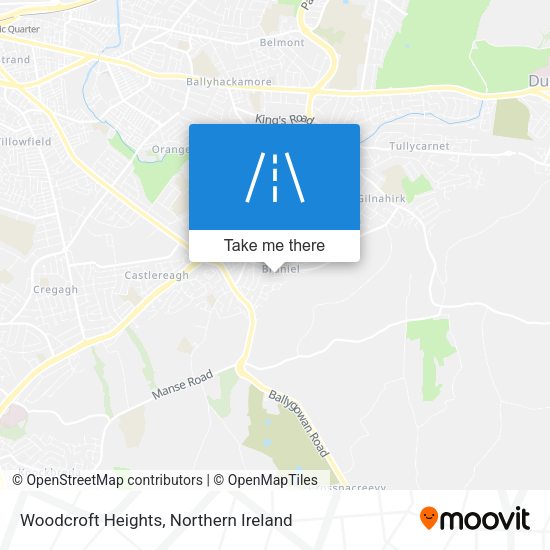 Woodcroft Heights map