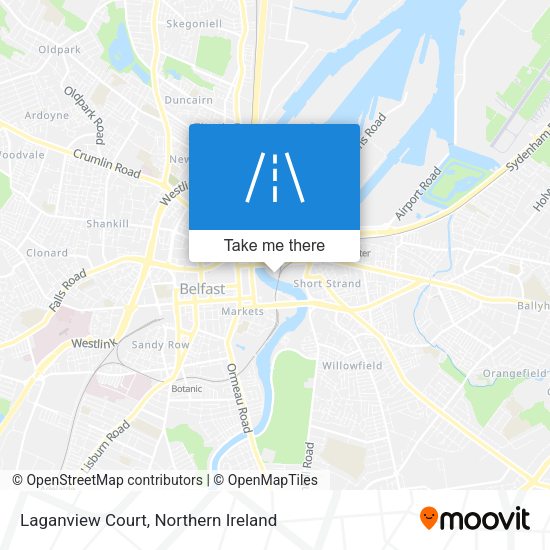 Laganview Court map