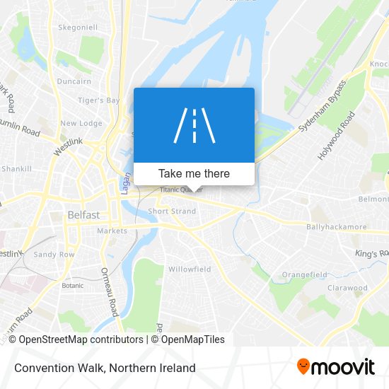 Convention Walk map