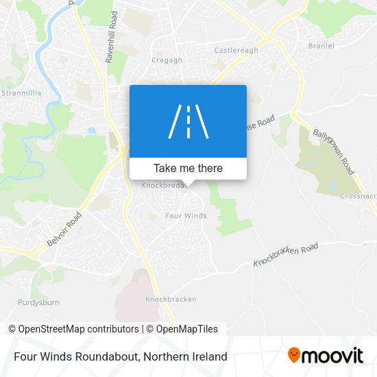 Four Winds Roundabout map