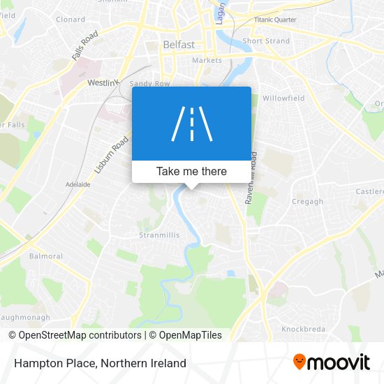 Hampton Place map