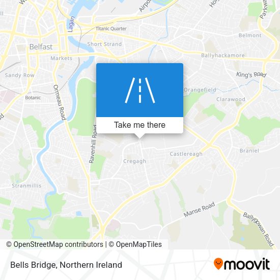 Bells Bridge map