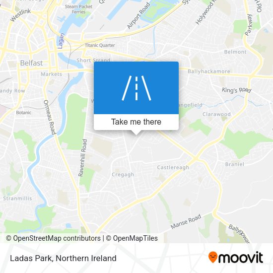 Ladas Park map