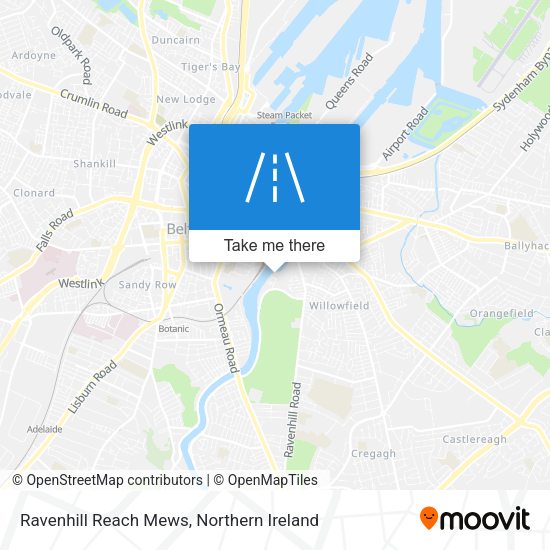 Ravenhill Reach Mews map