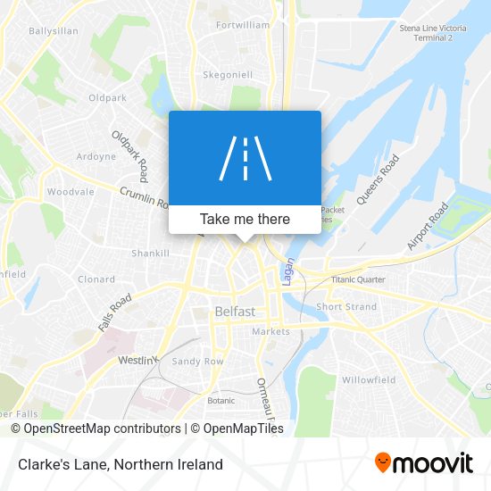 Clarke's Lane map