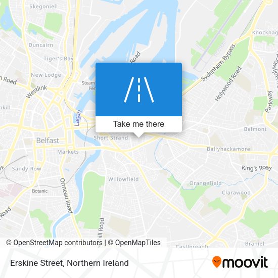 Erskine Street map