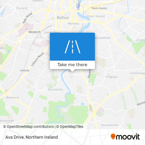 Ava Drive map