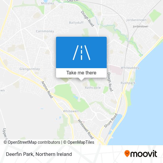Deerfin Park map