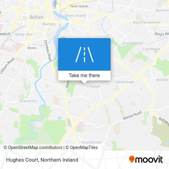 Hughes Court map