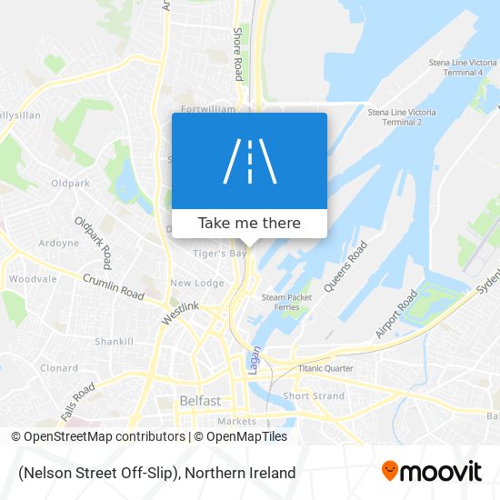 (Nelson Street Off-Slip) map