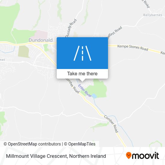 Millmount Village Crescent map