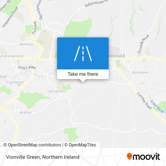 Vionville Green map