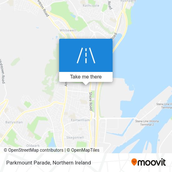 Parkmount Parade map