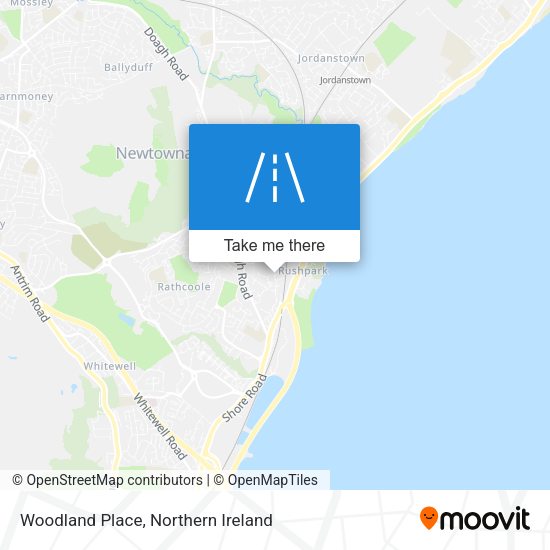 Woodland Place map