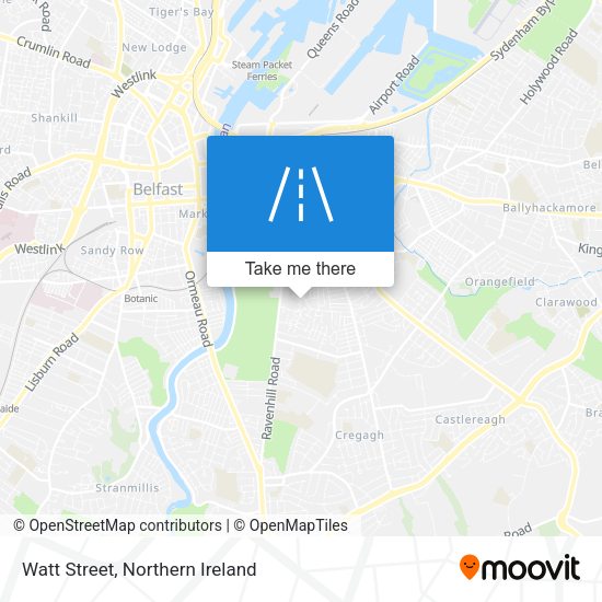 Watt Street map