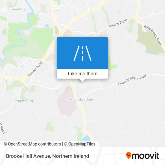 Brooke Hall Avenue map