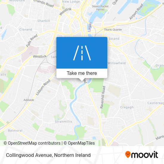Collingwood Avenue map