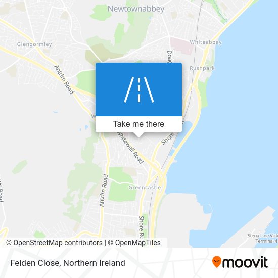 Felden Close map