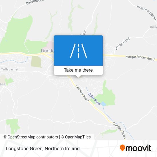 Longstone Green map