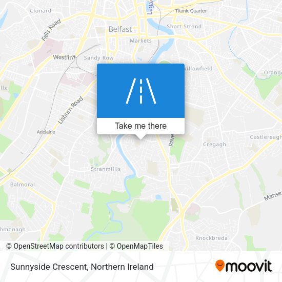 Sunnyside Crescent map